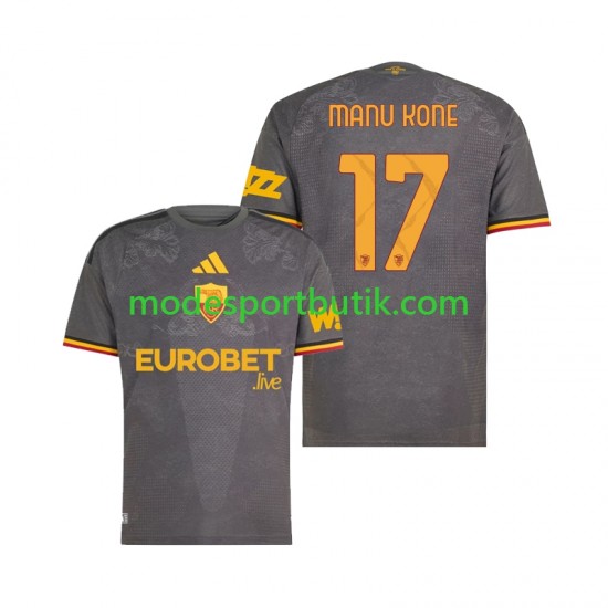 AS Roma Matchtröja Manu Kone 17 Tredje 2026-2027 Kortärmad ,Herr