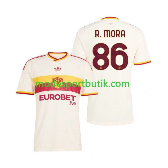 AS Roma Matchtröja Rodrigo Mora 86 Borta 2026-2027 Kortärmad ,Herr