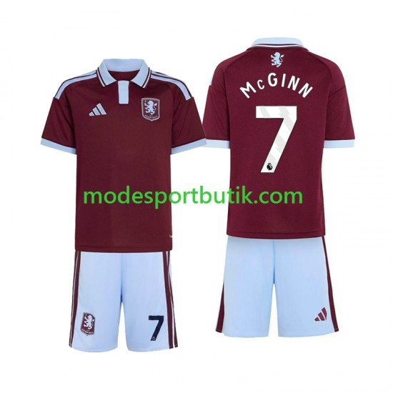 Aston Villa Matchtröja John McGinn 7 Hemma 2026-2027 Kortärmad ,Fotbollsställ Barn