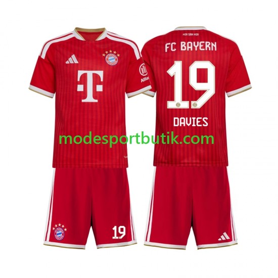 FC Bayern München Matchtröja Alphonso Davies 19 Hemma 2026-2027 Kortärmad ,Fotbollsställ Barn