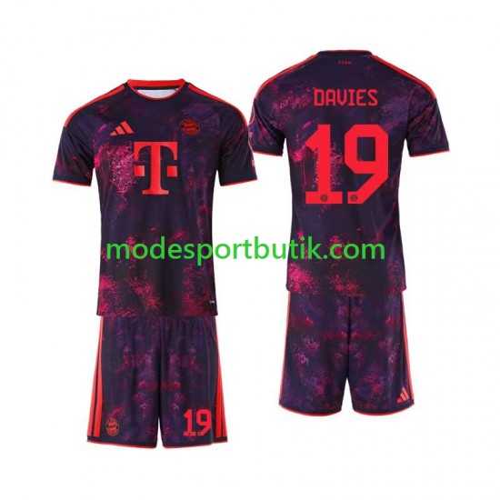 FC Bayern München Matchtröja Alphonso Davies 19 Tredje 2026-2027 Kortärmad ,Fotbollsställ Barn