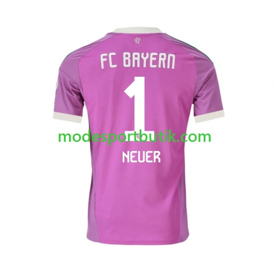 FC Bayern München Matchtröja Manuel Neuer 1 Målvakt Tredje 2026-2027 Kortärmad ,Herr
