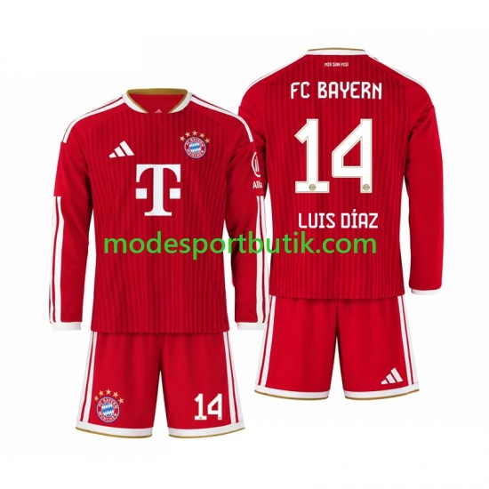 FC Bayern München Matchtröja Luis Diaz 14 Hemma 2026-2027 Långärmad ,Fotbollsställ Barn FC Bayern München Matchtröja Luis Diaz 14 Hemma 2026-2027 Långärmad ,Fotbollsställ Barn