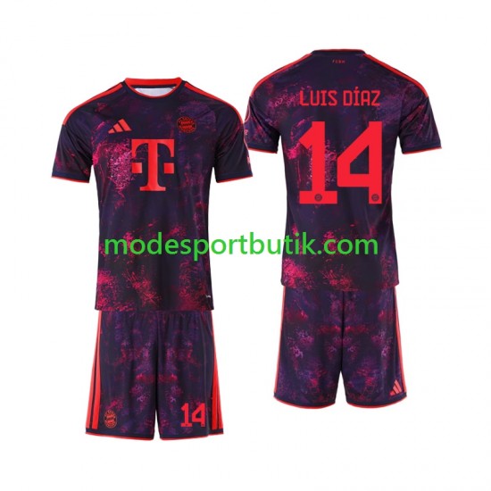 FC Bayern München Matchtröja Luis Diaz 14 Tredje 2026-2027 Kortärmad ,Fotbollsställ Barn
