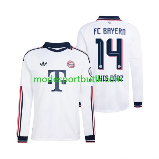 FC Bayern München Matchtröja Luis Diaz 14 Borta 2026-2027 Långärmad ,Herr