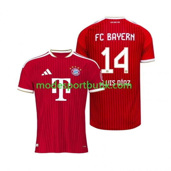 FC Bayern München Matchtröja Luis Diaz 14 Hemma 2026-2027 Kortärmad ,Herr