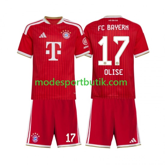 FC Bayern München Matchtröja Michael Olise 17 Hemma 2026-2027 Kortärmad ,Fotbollsställ Barn