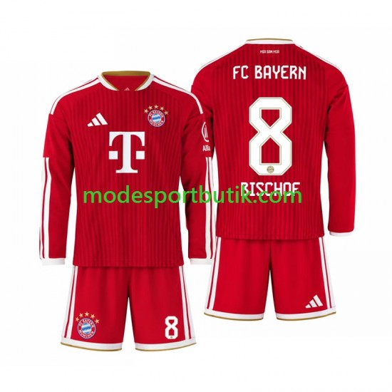 FC Bayern München Matchtröja Tom Bischof 8 Hemma 2026-2027 Långärmad ,Fotbollsställ Barn