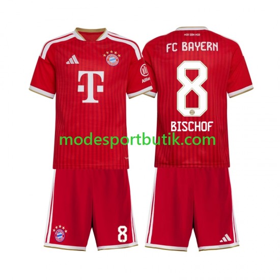 FC Bayern München Matchtröja Tom Bischof 8 Hemma 2026-2027 Kortärmad ,Fotbollsställ Barn