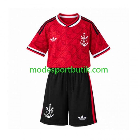 CR Flamengo Matchtröja Tredje 2026-2027 Kortärmad ,Fotbollsställ Barn