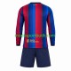 FC Barcelona Matchtröja Hemma 2026-2027 Långärmad ,Fotbollsställ Barn