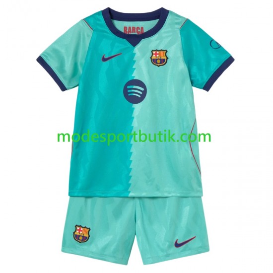 FC Barcelona Matchtröja Tredje 2026-2027 Kortärmad ,Fotbollsställ Barn