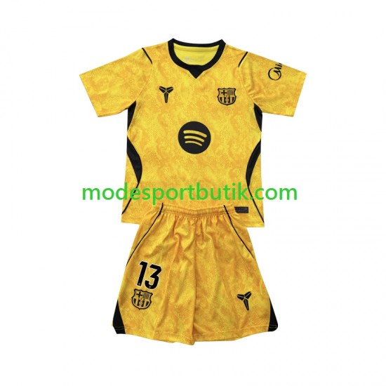 FC Barcelona Matchtröja Wojciech Szczesny 13 Målvakt Fjärde 2026-2027 Kortärmad ,Fotbollsställ Barn