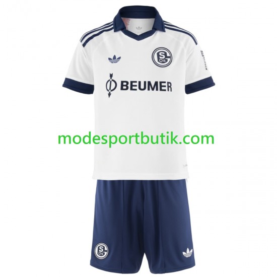 Schalke 04 Matchtröja FC Borta 2026-2027 Kortärmad ,Fotbollsställ Barn