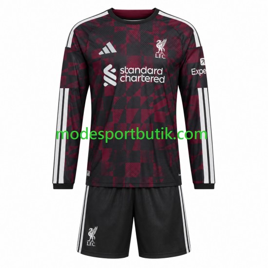 Liverpool Matchtröja Tredje 2026-2027 Långärmad ,Fotbollsställ Barn