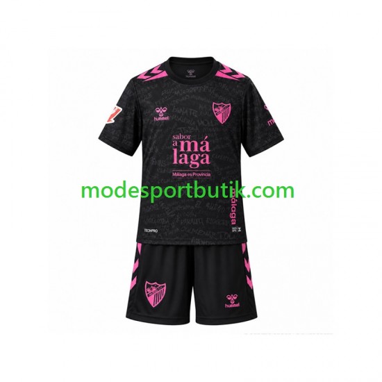 Málaga CF Matchtröja Tredje 2026-2027 Kortärmad ,Fotbollsställ Barn