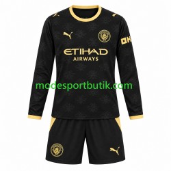 Manchester City Matchtröja Borta 2026-2027 Långärmad ,Fotbollsställ Barn