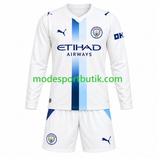 Manchester City Matchtröja Tredje 2026-2027 Långärmad ,Fotbollsställ Barn