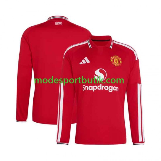 Manchester United Matchtröja Hemma 2026-2027 Långärmad ,Herr