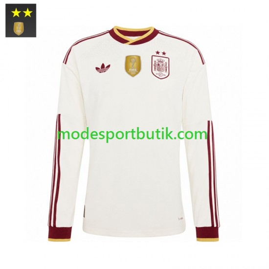 Spanien Matchtröja Borta 2026-2027 Långärmad ,Herr