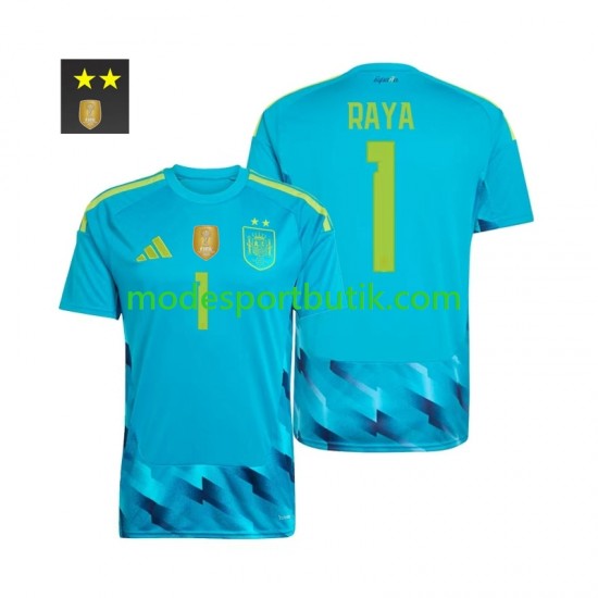 Spanien Matchtröja David Raya 1 Målvakt Hemma 2026-2027 Kortärmad ,Herr