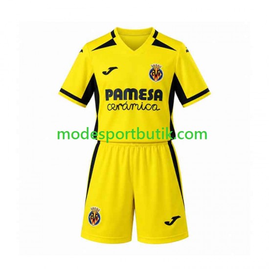 Villarreal CF Matchtröja Hemma 2026-2027 Kortärmad ,Fotbollsställ Barn