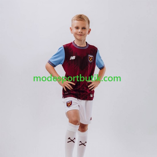 West Ham United Matchtröja Hemma 2026-2027 Kortärmad ,Fotbollsställ Barn