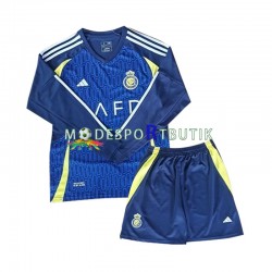 Al-Nassr Matchtröja Borta 2024-2025 Långärmad ,Fotbollsställ Barn