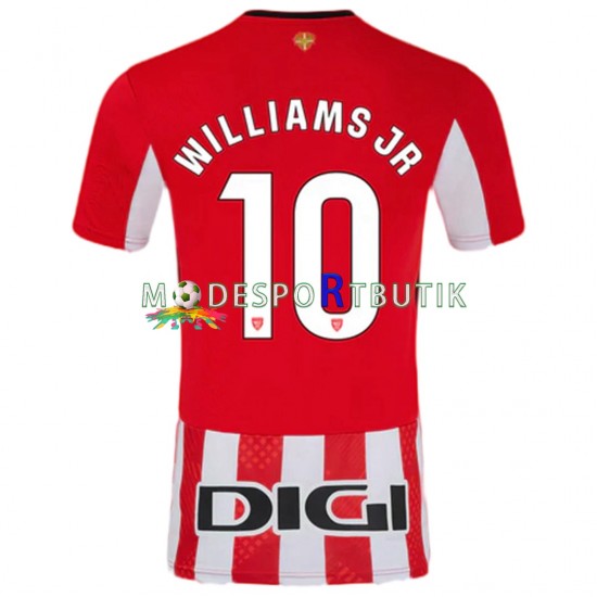 Athletic Bilbao Matchtröja Williams JR 10 Hemma 2024-2025 Kortärmad ,Herr