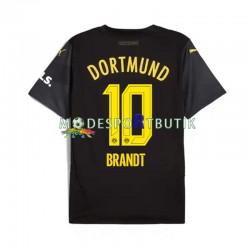 Borussia Dortmund Matchtröja Julian Brandt 10 Borta 2024-2025 Kortärmad ,Herr