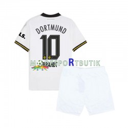 Borussia Dortmund Matchtröja Julian Brandt 10 Tredje 2024-2025 Kortärmad ,Fotbollsställ Barn
