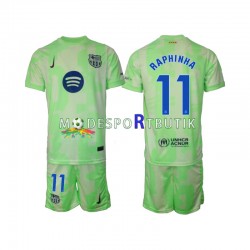 FC Barcelona Matchtröja Raphinha 11 Tredje 2024-2025 Kortärmad ,Fotbollsställ Barn