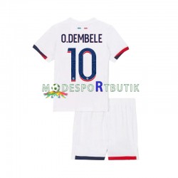 Paris Saint-Germain Matchtröja Ousmane Dembele 10 Borta 2024-2025 Kortärmad ,Fotbollsställ Barn