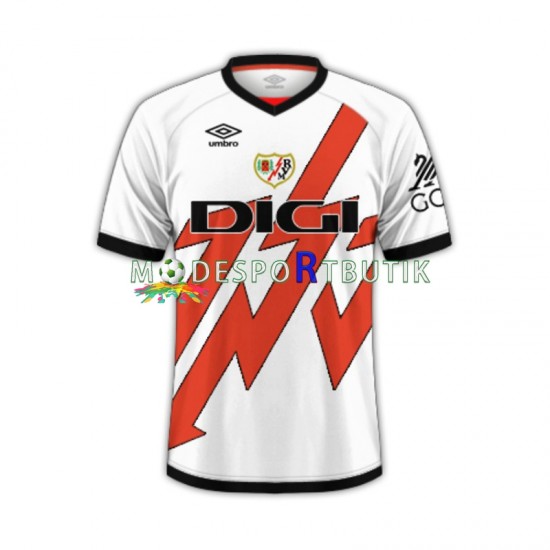 Rayo Vallecano Matchtröja Hemma 2024-2025 Kortärmad ,Herr