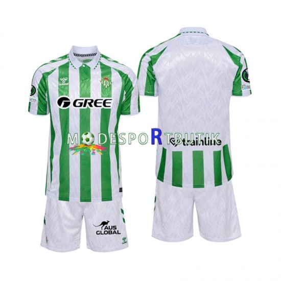 Real Betis Matchtröja Hemma 2024-2025 Kortärmad ,Fotbollsställ Barn