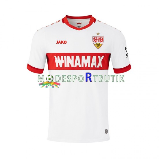 VfB Stuttgart Matchtröja Hemma 2024-2025 Kortärmad ,Herr