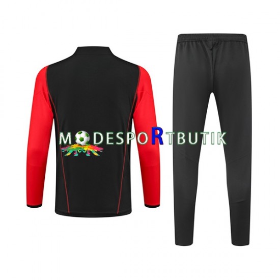 AS Roma Tränings Sweatshirtställ Svart 2023-2024