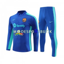 FC Barcelona Tränings Sweatshirtställ Blå 2023-2024 SKU001