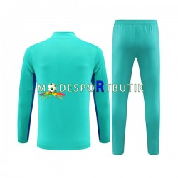 FC Barcelona Tränings Sweatshirtställ Blå 2023-2024 SKU002