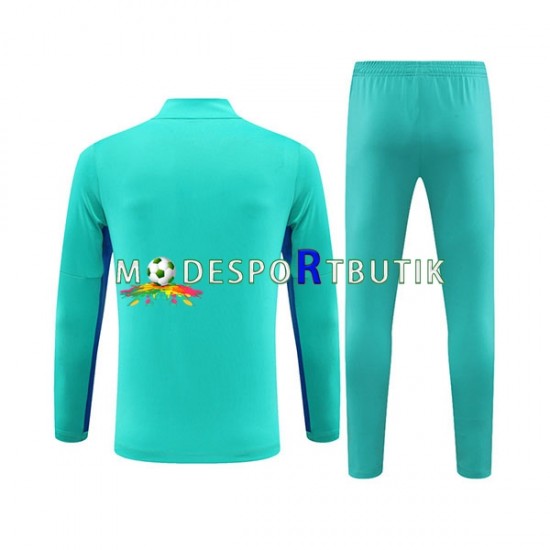 FC Barcelona Tränings Sweatshirtställ Blå 2023-2024 SKU002
