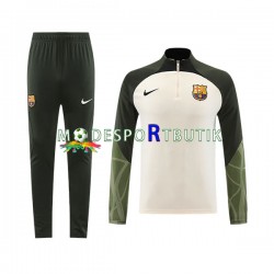 FC Barcelona Tränings Sweatshirtställ Vit 2023-2024