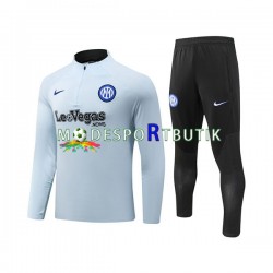 Inter Milan Tränings Sweatshirtställ Blå 2023-2024