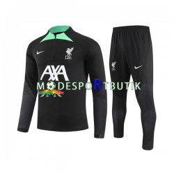 Liverpool Tränings Sweatshirtställ Svart 2023-2024