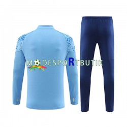 Manchester City Tränings Sweatshirtställ Blå 2023-2024