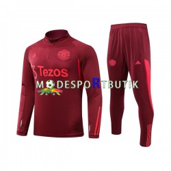 Manchester United Tränings Sweatshirtställ Röd 2023-2024