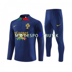 Portugal Tränings Sweatshirtställ Blå 2023-2024