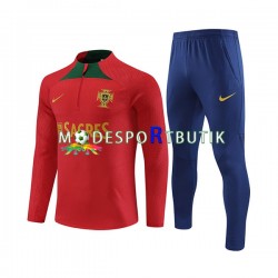 Portugal Tränings Sweatshirtställ Röd 2023-2024