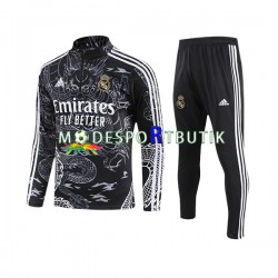 Real Madrid Tränings Sweatshirtställ Dragon Svart 2023-2024