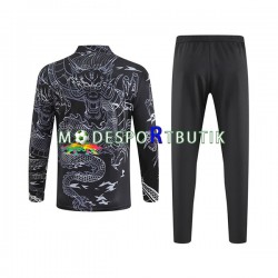 Real Madrid Tränings Sweatshirtställ Dragon Svart 2023-2024