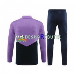 Real Madrid Tränings Sweatshirtställ Lila 2023-2024
